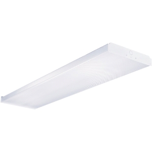 WN432R Metalux 4 Ft. 4-Bulb Fluorescent Wraparound Ceiling Light Fixture