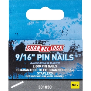 301830 Channellock 9/16 In. 23-Gauge No. 7 Pin Nail (2000-Pack)