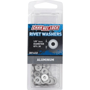 381632 Channellock 1/8 in. Aluminum Rivet Washer (30-Pack)