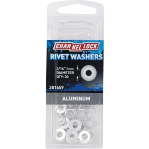 381659 Channellock 3/16 in. Aluminum Rivet Washer (30-Pack)
