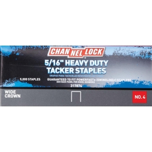 A115162 Channellock No. 4 Hammer Tacker Staple, 5/16 In. (5000-Pack)