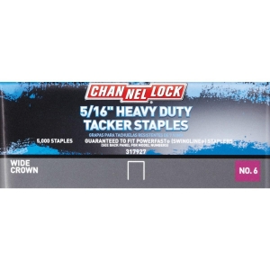 GR5010516C Channellock No. 6 Hammer Tacker Staple, 5/16 In. (5000-Count)