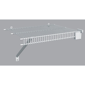 139500 ClosetMaid 6 Ft. W. x 16 In. D. Close Mesh Ventilated Closet Shelf, White