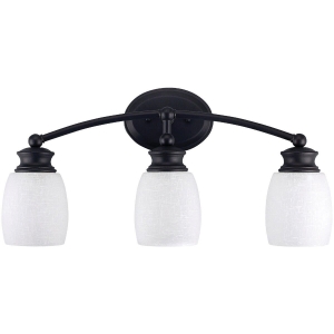 IVL257A03ORB Home Impressions Palms 3-Bulb Oil Rubbed Bronze Vanity Bath Light Bar