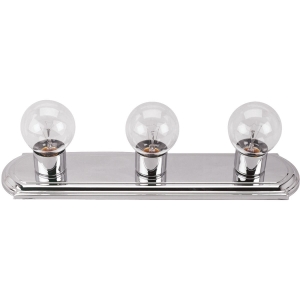 IVLBS13CH Home Impressions 3-Bulb Chrome Vanity Bath Light Bar