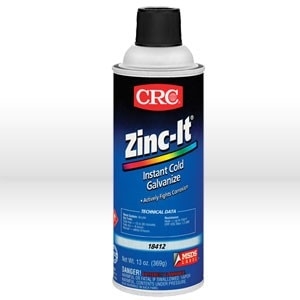 18412 CRC Corrosion Inhibitor Coatings, ZINC-IT Instant Cold Galvanize, 13 oz aerosol
