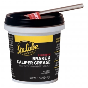 SL3303 CRC Sta Lube Grease, BRAKE CALIPER SYNTHETIC GREASE, 12 oz Tub w/ Brush