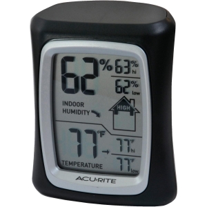 00325A1 Acurite Fahrenheit & Celsius Digital 32 to 122 F, 0 to 50 C Hygrometer & Thermometer