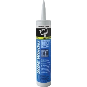 00816 DAP Side Winder 10.1 Oz. Advanced Siding & Window Polymer Sealant, Crystal Clear