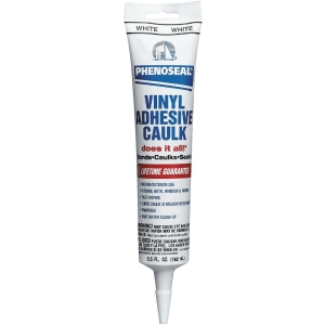 07026 Phenoseal 6 Oz. White Vinyl Adhesive Caulk