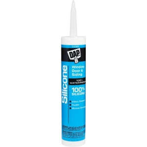 08641 DAP 9.8 Oz. Window, Door & Siding Silicone Sealant, Clear