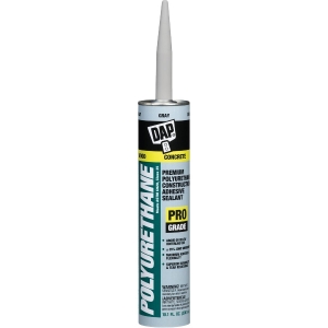18814 DAP 10.1 Oz. Premium Polyurethane Construction Adhesive Sealant, Gray