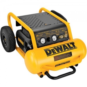 D55146 DeWalt 200 PSI 4.5 Gallon Oil Free High Pressure Low Noise Compressor