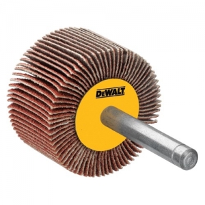 DAFE1D1210 DeWalt Coated Abrasives,1 1/2"x1"x1/4" HP 120G FLAP WHEEL
