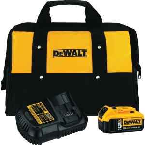 DCB205CK DEWALT 20 Volt MAX XR Lithium-Ion 5.0 Ah Tool Battery and Charger Kit