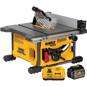 DCS7485T1 DEWALT FLEXVOLT 60-Volt MAX Lithium-Ion Brushless 8-1/4 In. Cordless Table Saw Kit