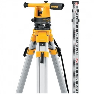 DW090PK DeWalt 20X Level Package W/Tripod & Grade Rod