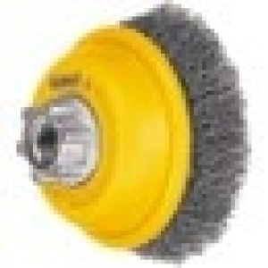 DW49101 DeWalt Wire Wheel,4"x5/8"-11 HP .014 Carbon Crimp Wire Cup Brush