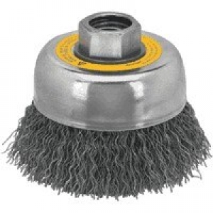 DW4922 DeWalt Wire wheel,5" Crimped Cup Brush/Carbon Steel 5/8"-11 Arbor .020"