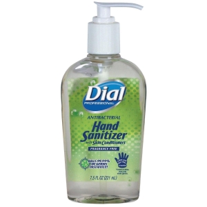 1382959 Dial 7.5 Oz. Fragrance Free Hand Sanitizer