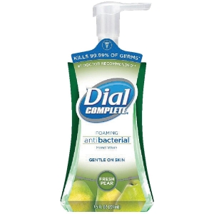 DIA 02934CT Dial Complete 7.5 Oz. Pear Antibacterial Foaming Hand Soap