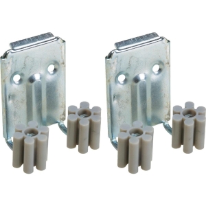 215260 Spring Loaded Clip Vinyl Coated Storage Hook (2-Pack)