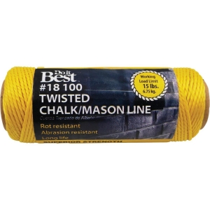 306948 100 Ft. Fluorescent Yellow Twisted Nylon Mason Line