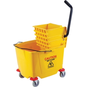 HHMB36L 38 Qt. Down Press PVC Mop Bucket & Wringer