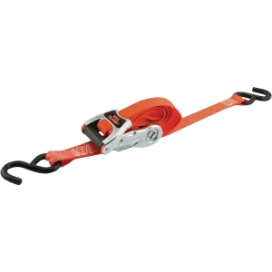 31351 Erickson 1 In. x 8 Ft. Ratchet Strap with Web Clamp (2-Pack) 500 lb.