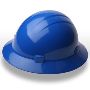 19206 ERB Safety Americana Safety Helmets,Hard Hat,Polyethylene,Blue