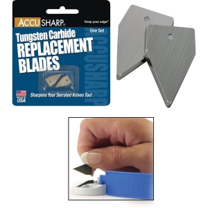 003 AccuSharp Tungsten Carbide Replacement Sharpening Blade (2-Pack)