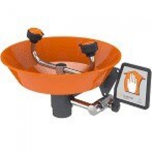 G1814P Guardian Wall Mounted Eyewash, Plastic bowl, Includes Mounting Bracket and ANSI Sign