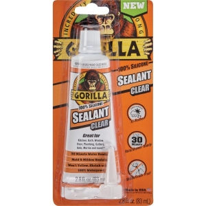 108324 Gorilla 2.8 Oz. Clear Caulk & Seal
