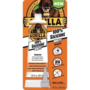108329 Gorilla 2.8 Oz. White Caulk & Seal
