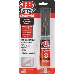 50114 J-B Weld 0.47 Oz. ClearWeld Epoxy