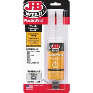 50132 J-B Weld 0.85 Oz. PlasticWeld Epoxy Syringe