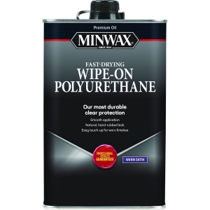 40910000 Minwax Warm Satin Wipe-On Interior Polyurethane, 1 Pt.
