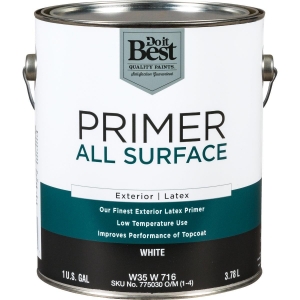 W35W00716-16 White All Surface Exterior Primer, 1 Gal.