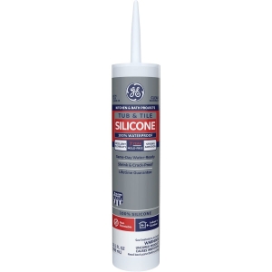 2749485 GE Tub & Tile Silicone 1 Sealant, Clear, 10.1 Oz.