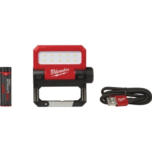 2114-21 Milwaukee ROVER REDLITHIUM USB Rechargeable Pivoting Flood Cordless Work Light