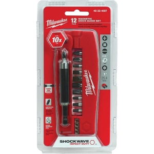 48-32-4035 Milwaukee SHOCKWAVE Impact Screwdriver Bit Set (13-Piece)