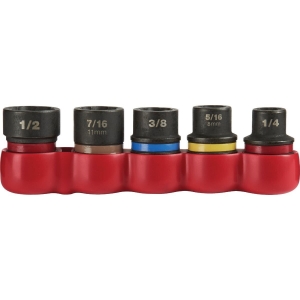 48-32-8000 Milwaukee SHOCKWAVE 6-Piece Impact Duty Bolt Extractor Set