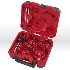 49-56-9290 Milwaukee BIG HAWG Hole Saw Kit,Cutter kit,10 pc
