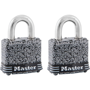 380T Master Lock 1-9/16 In. W. Rust-Oleum Laminated Steel Pin Tumbler Keyed Alike Padlock