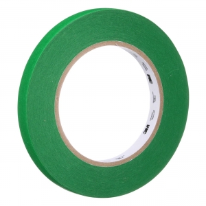 7100299467 3M? UV Resistant Green Masking Tape, 12mm x 55m
