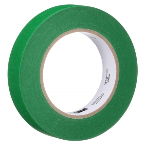 7100299469 3M? UV Resistant Green Masking Tape, 24mm x 55m