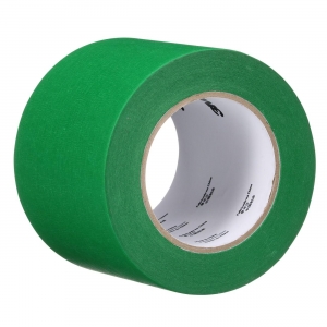 7100299473 3M? UV Resistant Green Masking Tape, 96mm x 55m