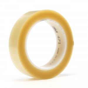 21200-03098 3M Vinyl Tape 471 Transparent,1/2"x 36yd 5.2 mil