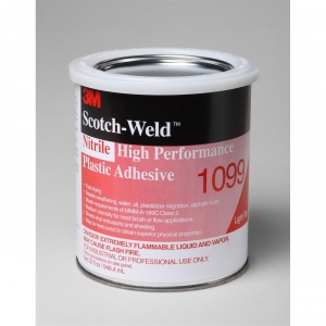 21200-19811 3M-Weld Nitrile High Performance Plastic Adhesive 1099 Tan,1 Quart