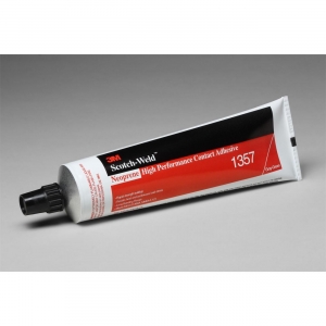 21200-19887 3M-Weld Contact Adhesive,1357,Neoprene,High Performance,5oz Tube,Gray- Green